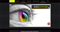 Desktop Screenshot of coprint.de